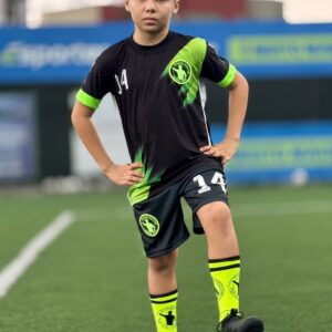 Uniforme preto manga curta